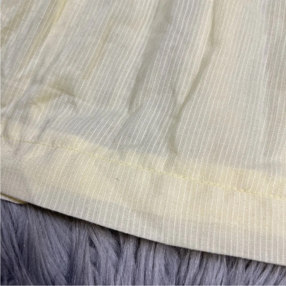 Vintage Handmade 2 Piece Yellow Polka Dot Ruffle Toddler Girls Pinafore - Picture 14 of 16